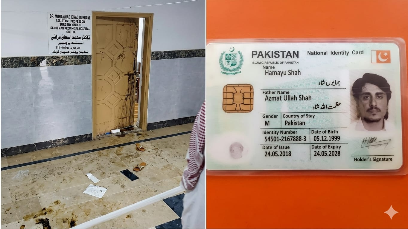 وزیراعلیٰ بلوچستان نے سول اسپتال کوئٹہ میں لیڈی ڈاکٹر پر تیزاب پھینکنے کے واقعے کا نوٹس لے لیا