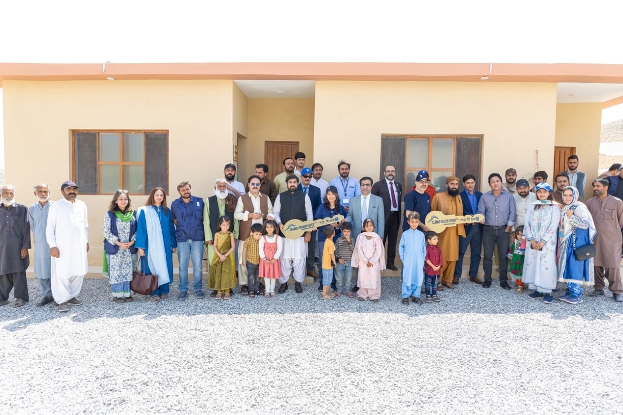 جرمنی، یو این ڈی پی اور حکومت بلوچستان کی جانب سے سیلاب متاثرین کو موسمیاتی مزاحم گھروں کی فراہمی
