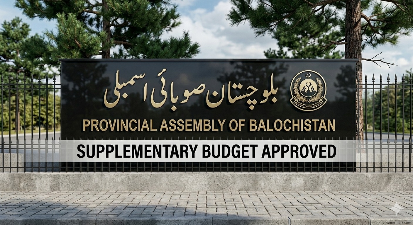 بلوچستان اسمبلی میں 119 ارب روپے سے زائد کے ضمنی بجٹ کی منظوری، ترقیاتی و غیر ترقیاتی اخراجات شامل