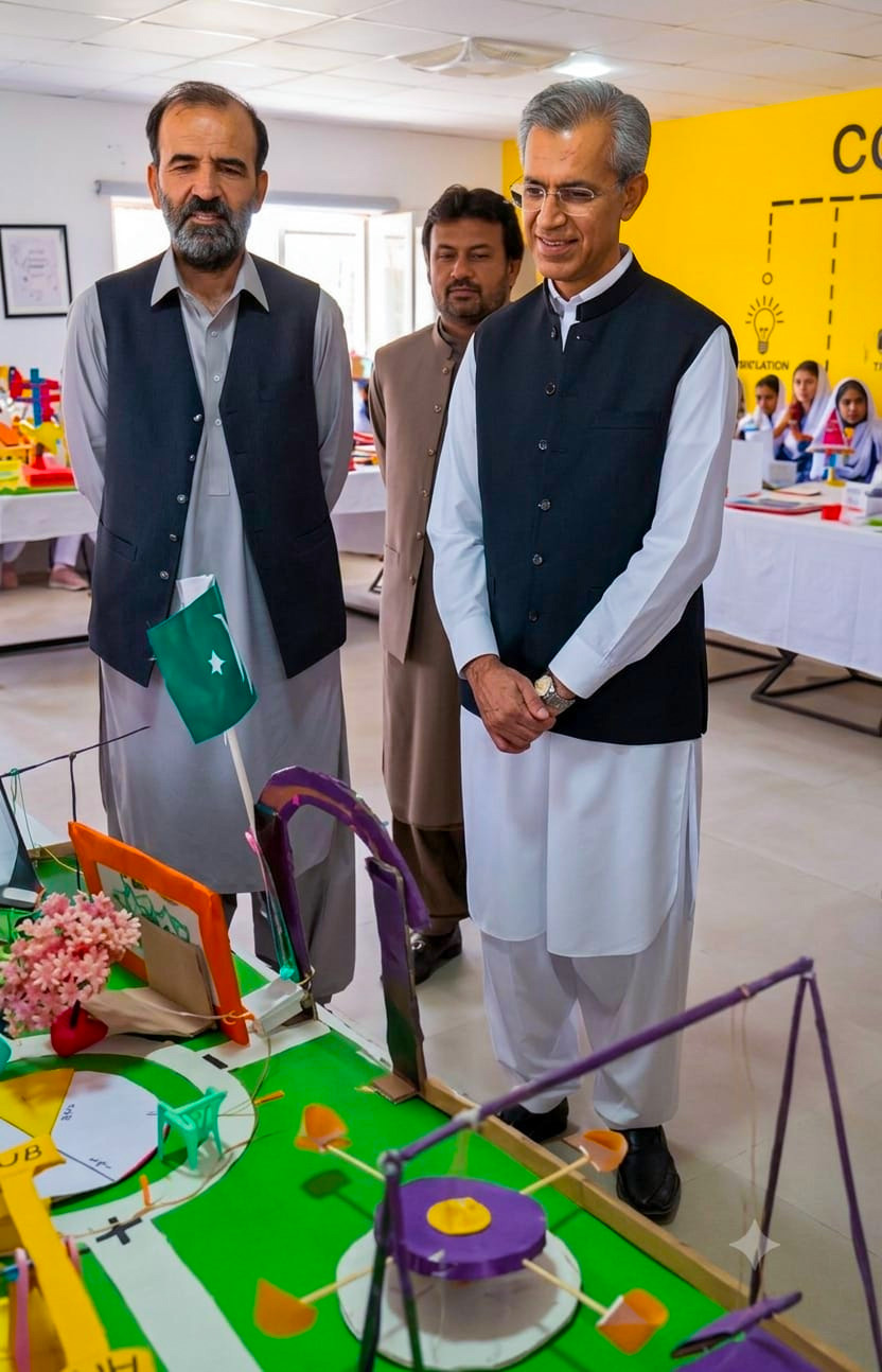 سیکرٹری اسکول ایجوکیشن بلوچستان کی "لٹل سائنٹسٹ ڈے" نمائش میں شرکت، طالبات کی سائنسی صلاحیتوں کو سراہا
