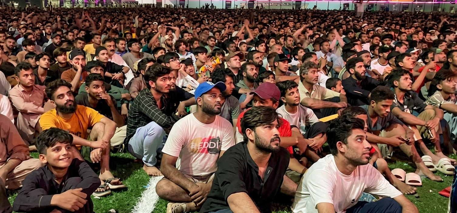 اسپین کی فتح پر لیاری جشن میں ڈوب گیا، ہزاروں شائقین نے ورلڈ کپ فائنل کا بھرپور لطف اٹھایا