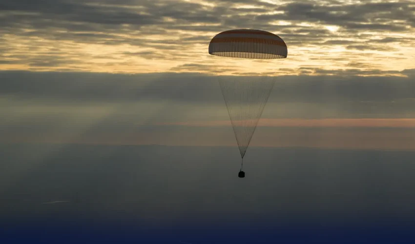 Return from the International Space Station: Two Russian and One American Astronaut Safely Back on Earth