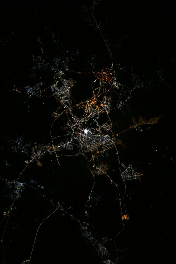 Kaaba Glows from Space: NASA Astronaut’s Stunning Photo Goes Viral
