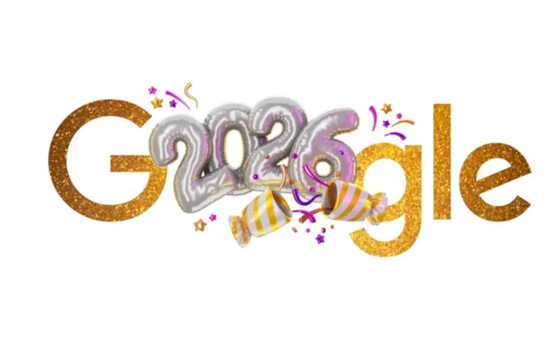 Google Rings in 2026 with Special New Year Doodle